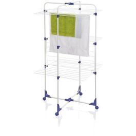 Secadora de ropa - LEIFHEIT - Tower 270 - 81454 - Tendedero de torre - Tendedero con ruedas - Posibilidad de semiapertura - 27 m - Blanco