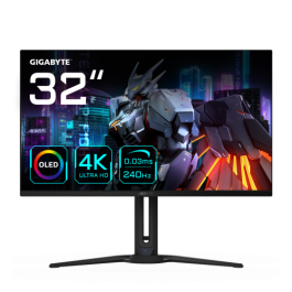 AORUS FO32U2 pantalla para PC 80 cm (31.5") 3840 x 2160 Pixeles 4K Ultra HD OLED Negro