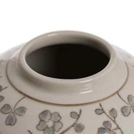 Tibor Blanco-Gris Porcelana Decoración 17 X 17 X 19 cm