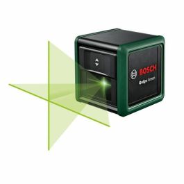 Bosch Quigo Líneas Láser Verde, Diodo Láser Verde, Alcance 12 m, Autonivelante, Visibilidad Brillante, Incluye 2 Pilas