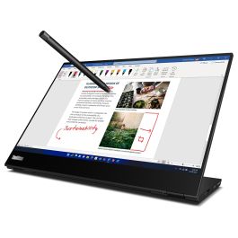 Lenovo ThinkVision M14t Gen 2 Monitor Portátil 14" IPS Touch 2.2K (2240x1400) 60Hz 6ms USB-C Negro - Incluye Base y Certificación Eyesafe