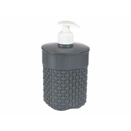 Dosificador plástico baño 580 ml antracita - Berilo 9x16.5x9 cm (36 Unidades) Dosificador plástico baño 580 ml antracita - Berilo 9x16.5x9 cm (36 Unidades)