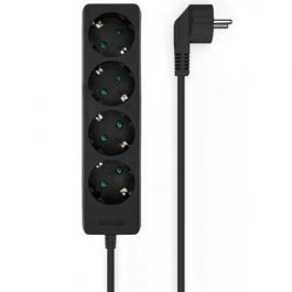 Aisens Regleta de Enchufes 4 Tomas Sin Interruptor, Cable 1.4M Negro Aisens Regleta de Enchufes 4 Tomas Sin Interruptor, Cable 1.4M Negro