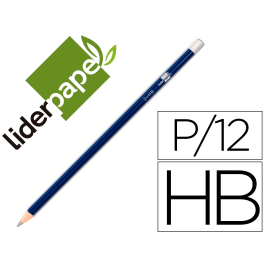 Liderpapel Lápices de Grafito HB Triangular sin Goma Color Azul Precio: 3.50000002. SKU: B1HAZ8BKDC