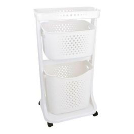 Carrito para la Ropa Blanco Polipropileno (33 x 81 x 44 cm) Precio: 35.69000028. SKU: S3610958