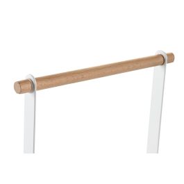 DKD Home Decor Yamazaki 22 Organizador Basicos Blanco Natural Metal Pino 10 x 24 x 20 cm