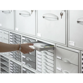 Archivo 2000 Fichero sobremesa 8409c 9 cajones 356x316x303 mm gris