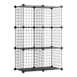 Newlux Estantería Modular Titan C6 Negra Metálica con 6 Módulos 64.5x94.5x31.5 cm Carga 60 kg Precio: 27.78999982. SKU: B1H5EVZQ5R