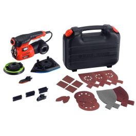 Black + Decker Multi-lijadora 4 en 1 AutoSelect 220W | Ajuste automático de velocidad | Cambio de base sin herramientas Black + Decker Multi-lijadora 4 en 1 AutoSelect 220W | Ajuste automático de velocidad | Cambio de base sin herramientas