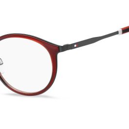 Montura de Gafas Hombre Tommy Hilfiger TH-1845-C9A Rojo Ø 49 mm Montura de Gafas Hombre Tommy Hilfiger TH-1845-C9A Rojo Ø 49 mm