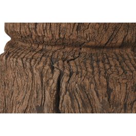 DKD Home Decor Escultura Item Home Marron Oscuro Negro 41 x 51 x 41 cm