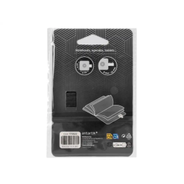 Antartik Portaboligrafos Autoadhesivo para Cuaderno Note con Elastico hasta 15 mm Grosor, Negro