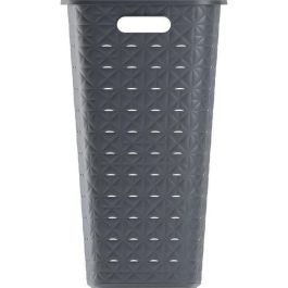 Curver CUR1738847124604 Cesta para la ropa sucia Softex 56L, 70% reciclado, 59 x 43 x 34 cm, Gris Precio: 33.4999995. SKU: B1EDQT9YFK