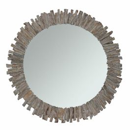 Espejo de pared DKD Home Decor Abeto Cristal 60 x 4 x 60 cm Blanco Alpino Troncos Precio: 24.95000035. SKU: S3029769