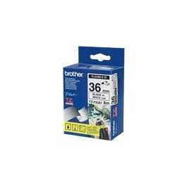 BROTHER Cinta laminada Blanco / negro (Flexibles) 36mm Precio: 28.58999979. SKU: B18AW66RDK