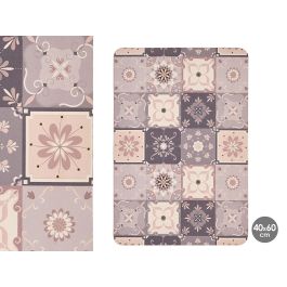 Kinvara Alfombra de Cocina Efecto Azulejo Estampado 40x60 cm de Poliéster y TPE (Set de 24) Precio: 53.78999945. SKU: B1DSBGSCKR