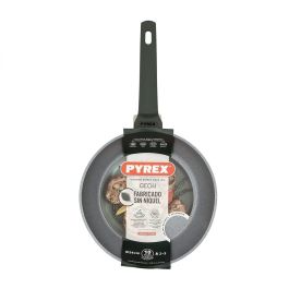Pyrex Sartén Geoh Aluminio Forjado Negro 24 cm - Fondo Inducción Total Antiadherente 4 Capas Mango Soft Touch Robusta