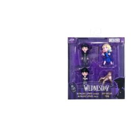 Set de 4 figuras metal miércoles 7 cm Set de 4 figuras metal miércoles 7 cm