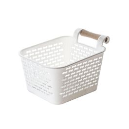 Cesta Multiusos con Asas de Madera 13x11x8 cm - Confortime (36 Unidades)