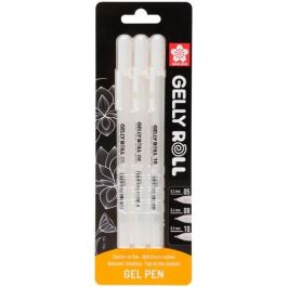 Talens Sakura Blister De 3 Bolígrafos Gelly Roll 05-08-10 grel Brillante Blanco Precio: 3.50000002. SKU: B14LX26DR3