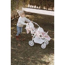 Muñecas Arias Coche Gemelar Universe 45x70x73 cm con Bolso