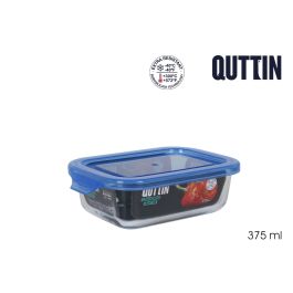 Fiambrera rectangular con tapa azul 14.5x11 cm - Quttin (12 Unidades) Precio: 19.49999942. SKU: B197HH4S6Y