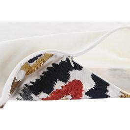 DKD Home Decor Funda de Cojín Multicolor 50x50 cm de Poliéster con Cremallera