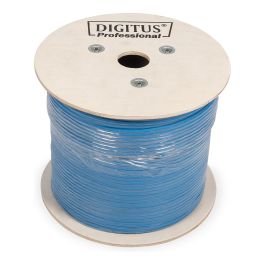 DIGITUS Cable de Instalación Cat6a U/FTP tw.Pair 500m Azul