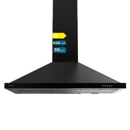 Cecotec Campana Convencional 90 cm Negra Acero Inoxidable 650 m³/h Luz LED Bolero Flux PM 906500 Precio: 141.50000029. SKU: B1ARCZ4RPG