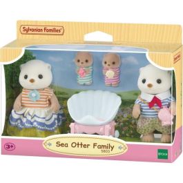 Sylvanian Families Familia Nutria Marina con 4 Figuras y Carro de Bebés Concha - Set de Juego 5803 Precio: 27.89000027. SKU: B1CPT4967X