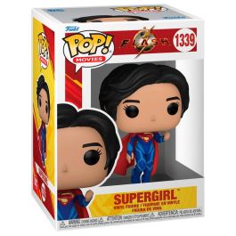 FUNKO POP DC Comics: The Flash - Supergirl Figura de Vinilo 9cm en Caja Regalo con Ventana