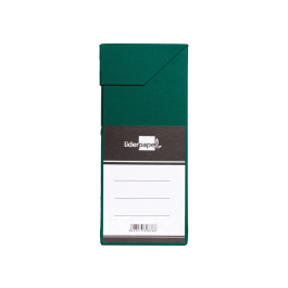 Liderpapel Caja Transferencia Folio Lomo 118 mm Verde 390x118x260 mm