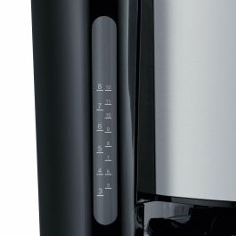 Severin KA4845 Cafetera con Filtro Isotérmico, Selector de Aroma 'AromaSwitch', 8 Tazas (1L), 1000W, Acero Inoxidable y Negro