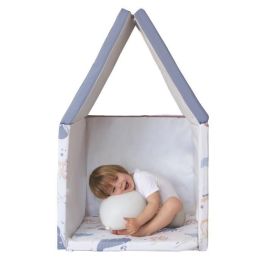 Tineo Alfombra de Actividades Escalable 5 en 1 Malin Tesoros del Océano - Colchón, Puf, Túnel, Cabina - Funda Desenfundable 180x200 cm