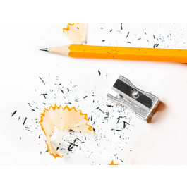 Q-connect Sacapuntas Metálico Rectangular 1 Uso