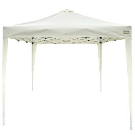 Cenador Aktive 300 x 250 x 300 cm Tela Acero Blanco Precio: 76.59000041. SKU: B1DP4LHFFP