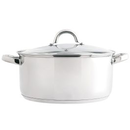 Quid Cacerola Acero Inoxidable Ottawa 30 cm con Asas de Acero, Apta para Inducción, Vitrocerámica, Eléctrica y Gas. Apto Lavavajillas. Quid Cacerola Acero Inoxidable Ottawa 30 cm con Asas de Acero, Apta para Inducción, Vitrocerámica, Eléctrica y Gas. Apto Lavavajillas.