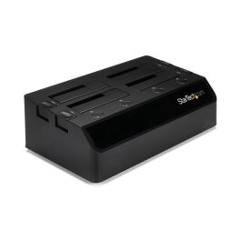 StarTech.com Docking Station 4 Bahías USB 3.0 para Discos Duros SATA de 2.5"/3.5" a 5Gbps, compatible con SATA III 6Gbps
