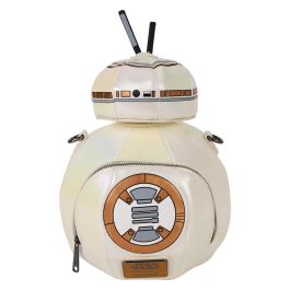Loungefly Bolso bandolera Star Wars BB-8 El Despertar de la Fuerza piel vegana iridiscente 18,5x29,2x18,5cm
