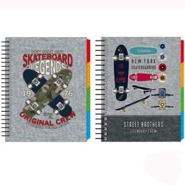 Senfort Cuaderno Espiral A5 120H 4 Separadores T-Dura Skateboard Surtido Precio: 4.68999993. SKU: B1ER3Y53YJ