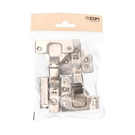 Edm Bisagra Cazoleta Acodada BC05 35mm Zincado Soft-Close Blister