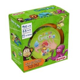 LÚDILO Juego Grabolo Jr 80452 Juego de cartas de lógica, observación y rapidez para niños +4 años