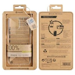 Funda Muvit For Change MCCRS0046 para iPhone 12/ 12 Pro/ Transparente