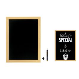 Pizarra para pared Teca Woody con marcador de tiza líquida - Inde (6 Unidades) Precio: 112.68999951. SKU: B13PZJJ5LV