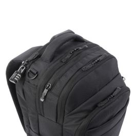 Totto Mochila Ejecutiva Commuter para Portátil 15" con RFID y USB, Negra, MA04EXT002-2220G-N01