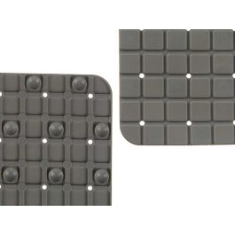 Alfombra de baño antideslizante cuadros gris 6x57x6 cm - Berilo (6 Unidades) Alfombra de baño antideslizante cuadros gris 6x57x6 cm - Berilo (6 Unidades)