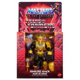 Mattel Masters of the Universe Man-At-Arms Bumblebee Figura Articulada con Accesorios 14cm