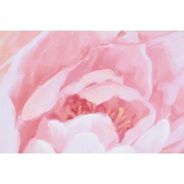 DKD Home Decor Cuadro Romantico Flores Lienzo Ps Rosa Azul Blanco 80 x 60 x 3.5 cm (2 Unidades)