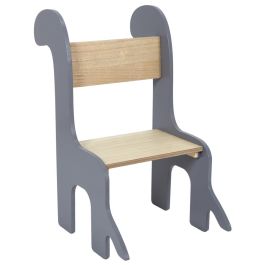 Home Deco Kids Silla Infantil Dino, Cómoda con Diseño de Dinosaurio, 33x49.5 cm