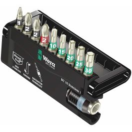 Wera 05071110001 Juego de 9 Puntas Magnéticas de Acero Inoxidable Phillips, Pozidriv, Torx con Funda de Transporte Precio: 57.49999981. SKU: B136GG9AC3